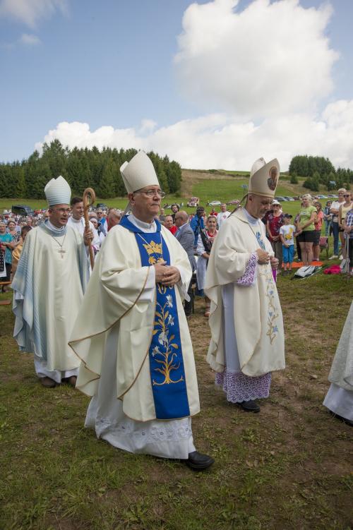 Slávenie eucharistie na Trojmedzí 21. 8. 2021