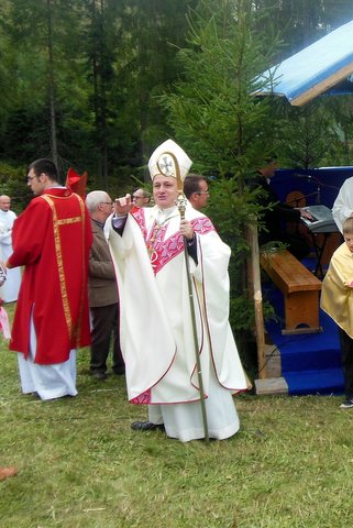 Slávenie Eucharistie na Trojmedzí