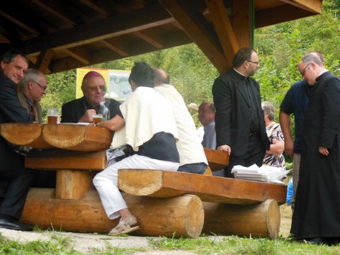 Slávenie Eucharistie na Trojmedzí